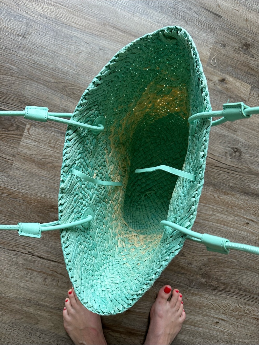 Woven Straw Tote - Picture 7 of 7